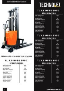 Hand Stacker Semi Electric Techno Lift