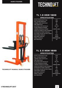 Hand Stacker Manual Technolift