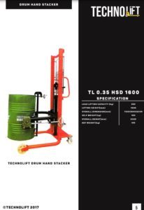 Hand Stacker Drum Techno Lift